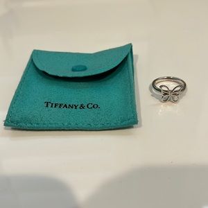 Tiffany & Co Sterling Silver Butterfly Ring